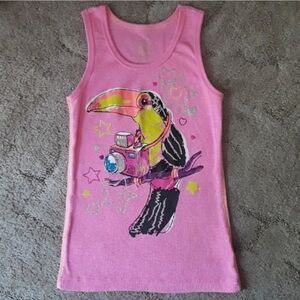 Faded Glory Girls Toucan Tank Top, size 6